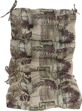 Blazing Needles Tapestry Tufted Seat/Back Chair Cushion