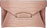 Thumbnail for your product : Givenchy Crocodile Small Antigona Envelope Clutch-Pink