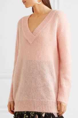 Temperley London Iron Mohair-blend Sweater - Baby pink