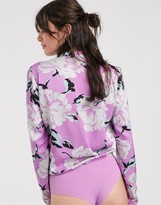 Thumbnail for your product : Gestuz Gwin floral print wrap body