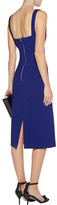 Thumbnail for your product : Dion Lee Silk Satin-Trimmed Stretch-Cady Midi Dress