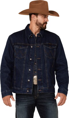 Wrangler Men's Cowboy Cut Western Lined Denim Jacket