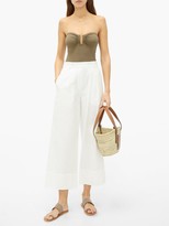 Thumbnail for your product : Eres Cassiopee U-ring Strapless Swimsuit - Khaki