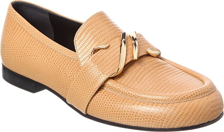 Proenza Schouler Monogram Plaque Leather Loafer