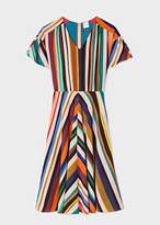 Thumbnail for your product : Women's V-Neck 'Expressive Stripe' Print Dress