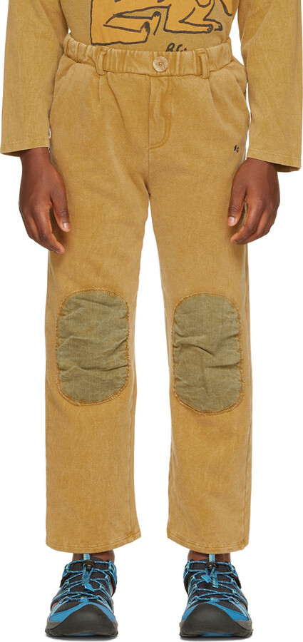 Bobo Choses Brown Kids Knee Patches Lounge Pants - ShopStyle
