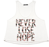 Thumbnail for your product : Forever 21 Hopeful Roses Racerback Tank