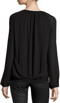 Thumbnail for your product : Max Studio Crepe Georgette Blouse, Black