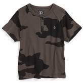 Thumbnail for your product : Volcom 'Hill' Overdye Henley (Big Boys)