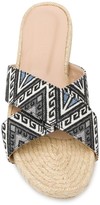 Thumbnail for your product : Solange Printed Twill Sandals