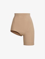 Thumbnail for your product : SKIMS Solution high-rise stretch-woven shorts