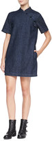 Thumbnail for your product : Marc by Marc Jacobs Short-Sleeve Japanese Denim Dress