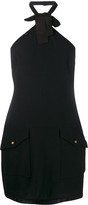 Thumbnail for your product : Chanel Pre Owned 1998 Tied Halterneck Mini Dress