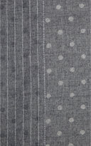 Thumbnail for your product : Barneys New York Reversible Stripe & Dot Scarf