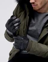 Thumbnail for your product : Fred Perry Perforated Leather Gloves Black