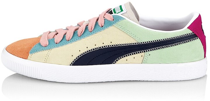 puma suede holiday white