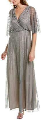 Adrianna Papell Cape Gown - ShopStyle Evening Dresses