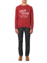 Thumbnail for your product : Kitsune Maison Palais Royal-print cotton sweatshirt