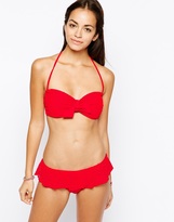 Thumbnail for your product : South Beach Exclusive to ASOS Amy-Lou Crochet Effect Bikini Bottom