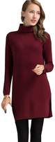 Thumbnail for your product : Cashmere DX MedzRE Women's Turtleneck Long Slim Fit Cashmere Sweater XL