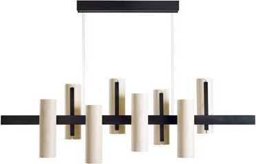 LZF Black Note Keys LED Pendant by Ramón Esteve