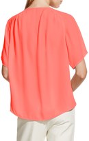 Thumbnail for your product : Vince Camuto Short Sleeve Wrap Front Blouse