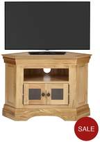Thumbnail for your product : Luxe Collection Constance Oak Ready Assembled Corner TV Unit - Fits Up To 50 Inch TV