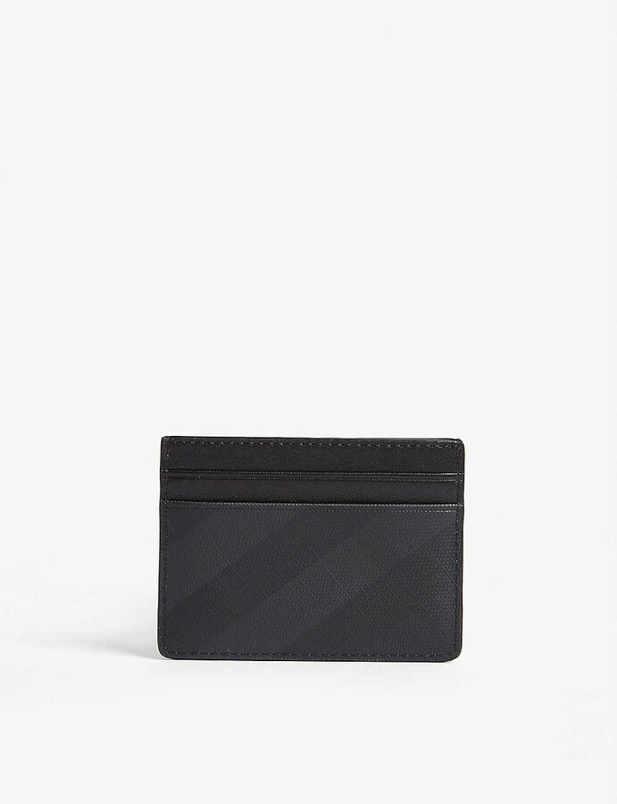 Burberry Sandon London faux leather card holder - ShopStyle Wallets