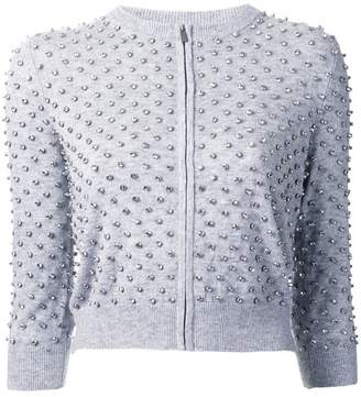 Michael Kors Collection cashmere crystal-embellished cardigan