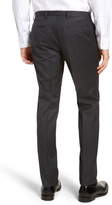 Thumbnail for your product : BOSS Wave CYL Flat Front Slim Fit Solid Wool Dress Pants