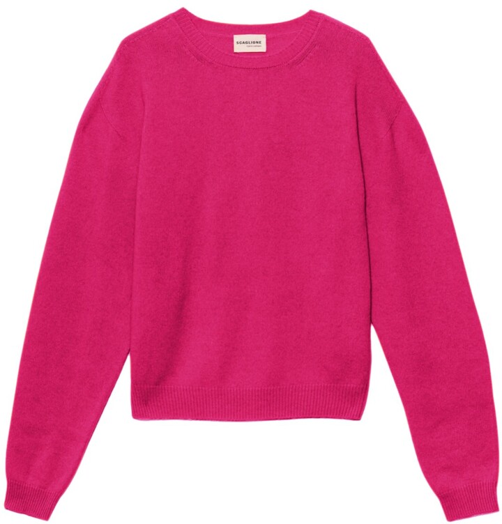 fuchsia sweater