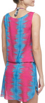 Thumbnail for your product : Clube Bossa Printed Drawstring Coverup Dress