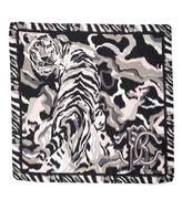 Thumbnail for your product : Roberto Cavalli Silk Foulard Tiger Print Square Scarf