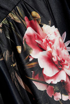 Thumbnail for your product : Sachin + Babi Huma Asymmetric Floral-print Silk-satin Midi Dress