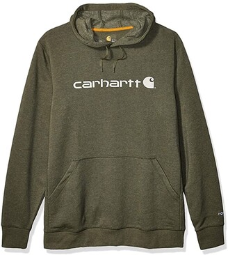 Carhartt Men's Force Delmont Signature Graphic Hooded Sweatshirt 