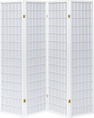 George Oliver 4-Panel Room Divider Folding Shoji Screen