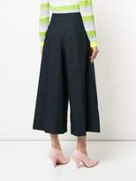 Thumbnail for your product : DELPOZO wide leg cropped trousers