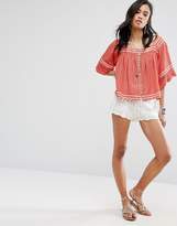 Thumbnail for your product : Free People See Saw Top With Glitter Thread Detailing