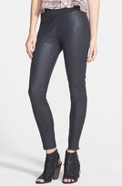 Thumbnail for your product : Lily White Faux Leather Leggings (Juniors)