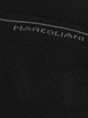 Marcoliani Milano Three-Pack Invisible Touch Stretch Pima Cotton-Blend No-Show Socks
