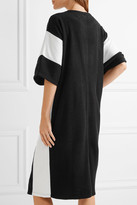 Thumbnail for your product : DKNY Color-block Terry Kaftan - Black