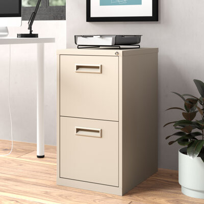 CommClad 2-Drawer Mobile Vertical Filing Cabinet