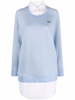 Thumbnail for your product : Karl Lagerfeld Paris Embroidered-Logo Sweatshirt Dress
