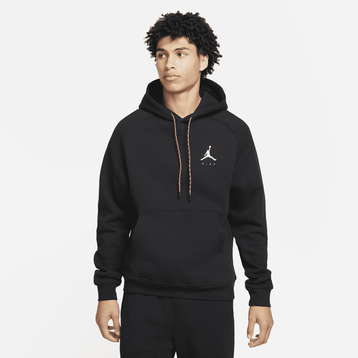 Jordan Men's Jumpman Fleece Pullover Hoodie in Black ShopStyle