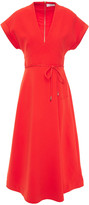 Thumbnail for your product : Rebecca Vallance Pleated Crepe Midi Dress