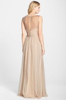 Thumbnail for your product : Women's Amsale Lace & Tulle Gown