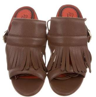 Santoni Kiltie Wrap-Around Sandals w/ Tags