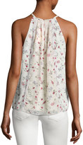 Thumbnail for your product : Joie Hawn Sleeveless Floral-Print Silk Top
