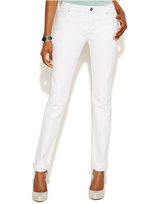 Thumbnail for your product : INC International Concepts Curvy-Fit Boyfriend Jeans, White Wash