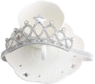 StylesILove Baby Girl Little Princess Crown Elastic Headband 0-3 Years, 2 Colors